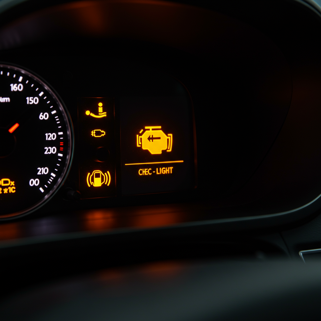 Image illustrating the concept of Decoding Your Check Engine Light: A Simple Guide to Car Diagnostics